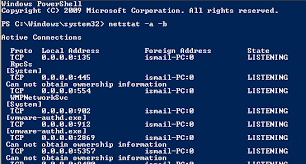 Using the netstat command to find port information¶. How To Find Out Which Proccess Is Listening On A Port For Windows Poftut