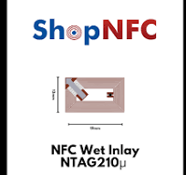 NFC Wet Inlay NTAG210μ 12x19mm