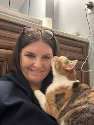 Nutmeg the kitty is settling in well