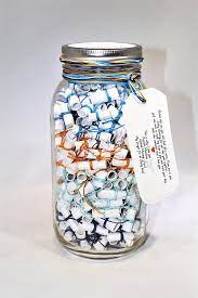 365 days in a year, and a jar filled with 365 reasons why i love him. 365 Message Filled 64 Oz Mason Jar Personalized Multi Colored Fun Wish Jar Diy Birthday Gifts Cute Boyfriend Gifts Friend Birthday Gifts