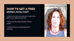 how to get your free sidereal natal chart