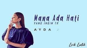 Indir, manaadahati indir, #asalkandiabahagia #aydajebat dapatkan sedutan. Ayda Jebat Mana Ada Hati Yang Ingin Terus Disakiti Lirik Video Youtube