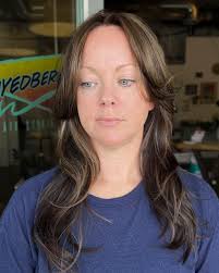 My favorite tool is my little red @jataifeather razor. Whether using it for  an entire haircut, or in finishing details, you won't catch me without that  guy! I love finishing these styles