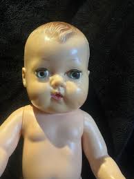 11 inch American Character Tiny Tears molded hair, rubber body