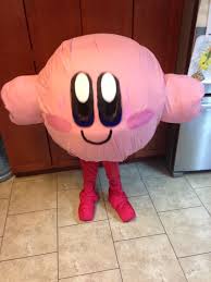 Handmade Kirby Halloween Costume Our Son Loved It Diy Costumes Kids Halloween Costumes Diy Costumes