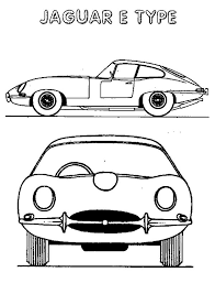 Simply do online coloring for jaguar racing cars coloring pages directly from your gadget, support for ipad, android tab or using our web feature. Antique Cars Jaguar E Type Coloring Pages Bulk Color