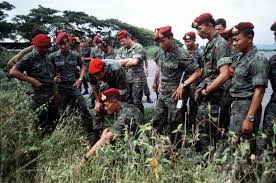 Royal Thai Army Special Forces Personnel Demonstrate Visual