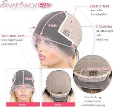 Amazon.com : Ombre Blonde Lace Front Wigs for Women 13x4 HD Lace Human Hair  1B613 28 Inch 150% Density 2 Tones with Dark Roots Bleached Knots Glueless  Transparent Lace Frontal Wigs Pre