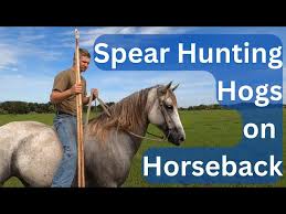 Spear Hunting Hogs on Horseback - YouTube