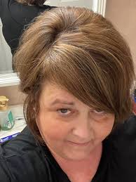 I'm 60 & got highlights & a layered bob cut