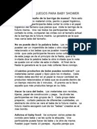 Y uno portátil para el auto donde habitualmente viajes. Juegos Para Baby Shower Papel Ocio