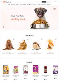 Best Free Pet Food Store Website Templates Food Free Pet Store Templates Website In 2020 Pet Food Store Food Animals Food Website Design
