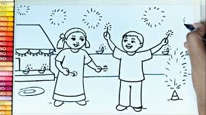 Here are the festivals that might make you scratch your head. Diwali Scenery Drawing Easy For Beginners Deepavali Drawing How To Draw Diwali Scenery Part 1 Youtube