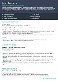 Contemporary unique graphic design cv sample collection. 3 Best Resume Formats For 2021 W Templates