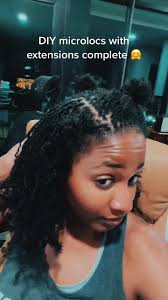 DIY Microlocs with Extensions Complete 🤗