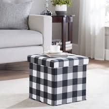 We did not find results for: Your Zone Collapsible Storage Ottoman Black Check Walmart Com Walmart Com