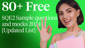 80+ Free SQE2 Sample questions and mocks 2024 [Updated List]