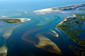 Bogue Inlet In Cedar Point Nc United States Inlet