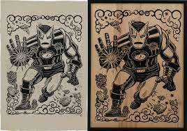 My parents would always read me these poems as a little kid. The Blot Says Iron Man Marvel Linocut Print By Attack Peter X Sideshow Collectibles