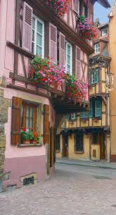 In The Old Streets Of Colmar Alsace Colmar Alsace Elsass Hautrhin France Colmar Old Town Alsace France