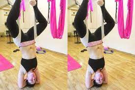 Kareena kapoor khan shares a new glimpse of her home as she performs yoga, see pics. Kareena Kapoor Khan Nails Headstand In Viral Picture