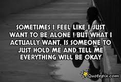 Feeling Alone Quotes on Pinterest | Feeling Depressed Quotes ... via Relatably.com