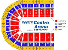 Seating Charts Sears Centre Arena Sears Centre