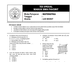 Contoh Soal Tes Masuk Madrasah Aliyah Negeri Download File Guru