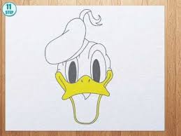 How To Draw Donald Duck Bird Drawings Art And Craft Videos Drawings