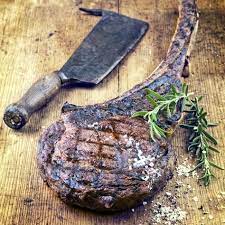 Rib eye steak can seem intimidating to cook, but this recipe couldn't be simpler. Tomahawk Steak Tomahawk Steak Recipe Steak Recipes Beef