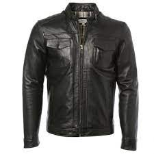 Leather Jacket Black Edinburgh Cafe Racer Leather Jacket Leather Jacket Black Leather Jacket Men