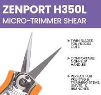 Amazon.com: Zenport Cizalla para microrecortadora H350L con doble hoja, 6.7  pulgadas de largo : Patio, Césped y Jardín