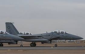 Royal Saudi Air Force Stages An Impressive Combined Elephant Walk Of 48 Aircraft Including 12 New F 15sa Eagles The Avia Aircraft Air Force Elephant Walk