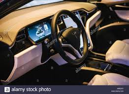 2016 tesla model x interior. Tesla Model X Interior Stockfotos Und Bilder Kaufen Alamy