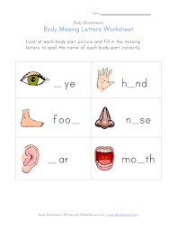 Vocabulary worksheet containing body parts vocabulary. Human Body Term Lesson Plan And Materials Teaching Resources