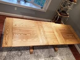 Expandable Farmhouse Table With Leaf Storage In 2020 Farmhouse Table Leaf Storage Barn Board Tables