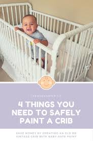 Nursery furniture, baby cribs, best rated in household finishes, sealers & stains, wood oil finishes, explore lullaby paints for cribs. Save Money By Updating An Old Or Vintage Crib With Baby Safe Paint Here S Our Story Of What We Bought And How We Baby Safe Paint Baby Crib Diy Painting A Crib