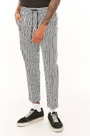 Black And White Striped Pants Forever 21 Striped Drawstring Pants Clothes Latest Trends Mens Bottom