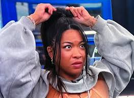 T'kor hair is done. Leah asked do you feel good. T'kor says no. Leah says  you look beautiful. Rubina laughs. T'kor says why you laughing? #bb26
