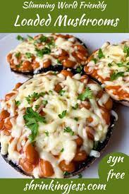 Slimming World Friendly Loaded Mushrooms Shrinking Jess Recipe Slimming World Recipes Syn Free Healthy Dinner Recipes Slimming World Breakfast