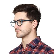 Buy AFERELLE Anti Glare and Blue Cut Oval Full Rim Computer Glass for Men