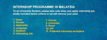 Malaysia, all operating unit within sarawak company: Utern Internship Program In Malaysia Home Facebook