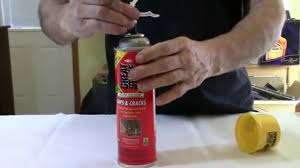 I mortared in a single concrete block with expanding foam a. How To Use Great Stuff Foam Youtube