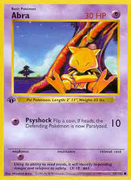 Abra Base Set Bs 43 Pkmncards Pokemon Cards Pokemon Old Pokemon Cards