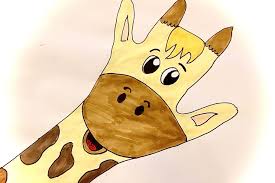 Son nom commun vient de l'arabe زرافة, zarāfah, mais l'animal fut anciennement appelé camélopard. Dessiner Une Girafe Avec Sa Main