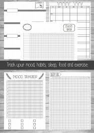 Bullet Journal Health And Fitness Planner Dotted Grid Etsy Bullet Journal Print Bullet Journal Health Bujo Bullet Journal