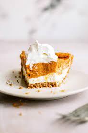 Easy Double Layer Pumpkin Pie Recipe Best Thanksgiving Pie Recipe Pumpkin Pie Recipes Desserts Pumpkin Pie