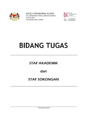 Posted by ramlee bin pawanchik at 07:39:00. Bidang Tugas Staf Akademik Dan Staf Sokongan Kv Klang 2020 Flip Ebook Pages 1 50 Anyflip Anyflip