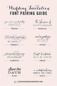Wedding Invitation Font Pairing Guide Wedding Invitation Fonts Invitation Fonts Wedding Fonts