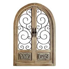 Merville Arch Wall Decor Wrought Iron Wall Decor Arched Wall Decor Outdoor Wall Decor
